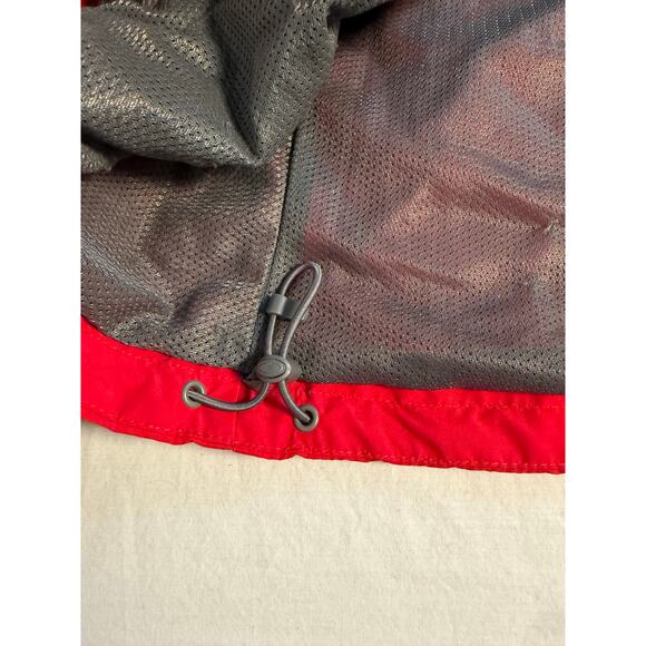 Lands' End Women's Outrigger Mesh Lined Jacket Size 1X 16w-18w Red Hood - Picture 9 of 12